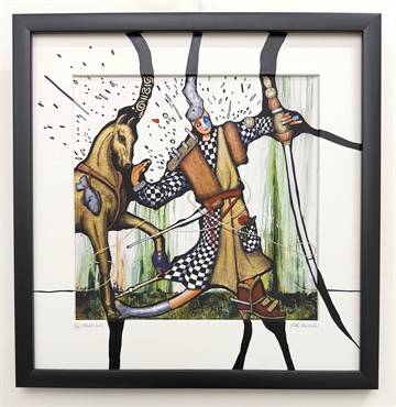 Giclee tryk "Nu skal jeg gå selv" nummer 5/10